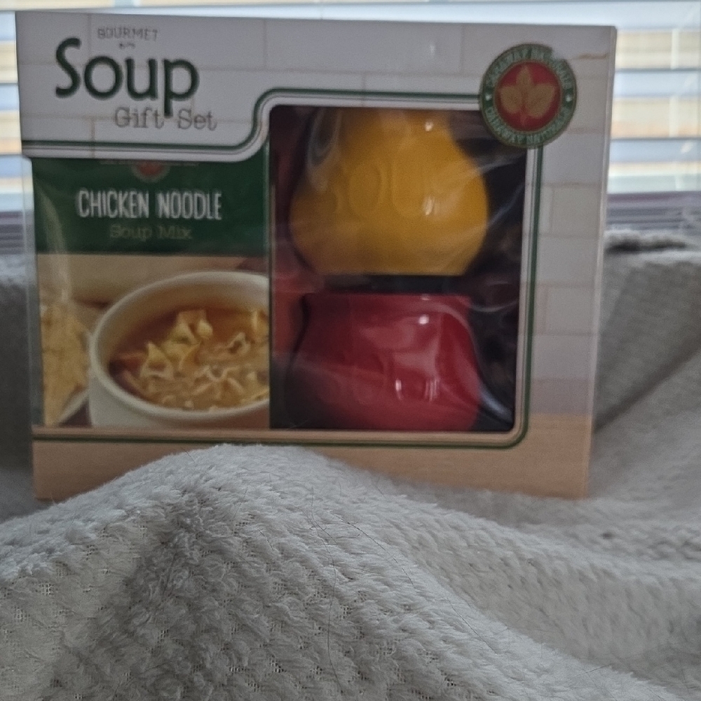 Gourmet Soup Gift Set - Yellow and Red